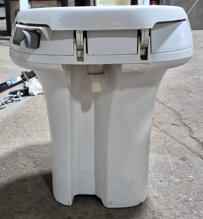 Used Complete Thetford Toilet, Hand Flush, High Profile, Off-White - AQUA MAGIC IV , 24920
