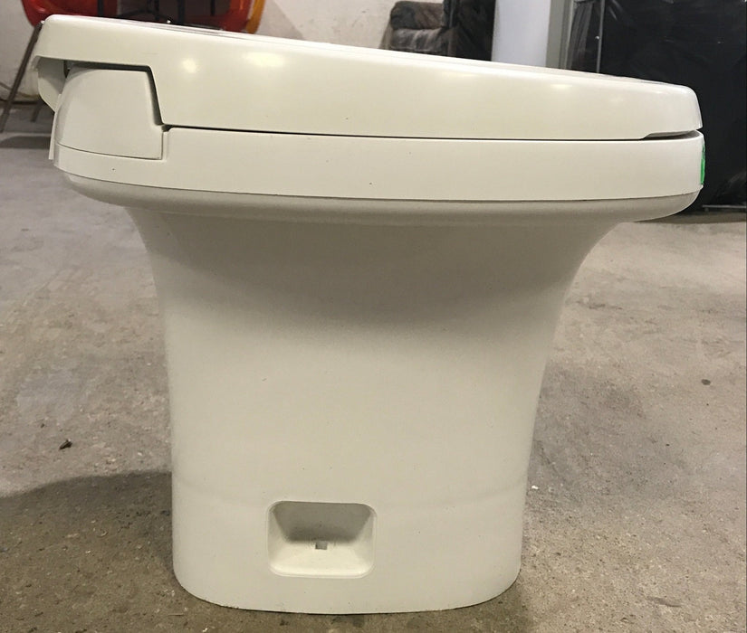Used Complete Thetford Toilet, Hand Flush, High Profile, Off-White - AQUA MAGIC IV ,  24920