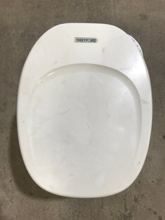 Used Complete Thetford Toilet, Hand Flush, High Profile, Off-White - AQUA MAGIC IV ,  24920
