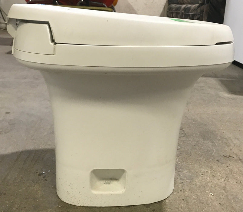 Used Complete Thetford Toilet, Hand Flush, High Profile, Off-White - AQUA MAGIC IV ,  28769