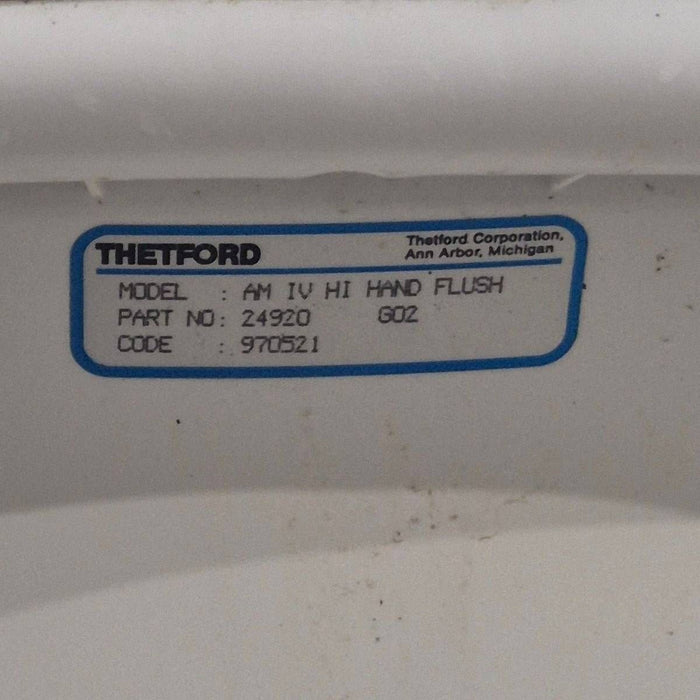 Used Complete Thetford Toilet, High Profile, Hand Flush - AQUA MAGIC IV , 24920 , AMIV