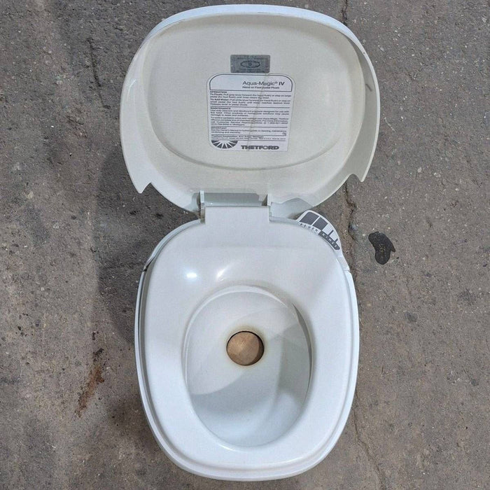 Used Complete Thetford Toilet, High Profile, Hand Flush - AQUA MAGIC IV , 24920 , AMIV