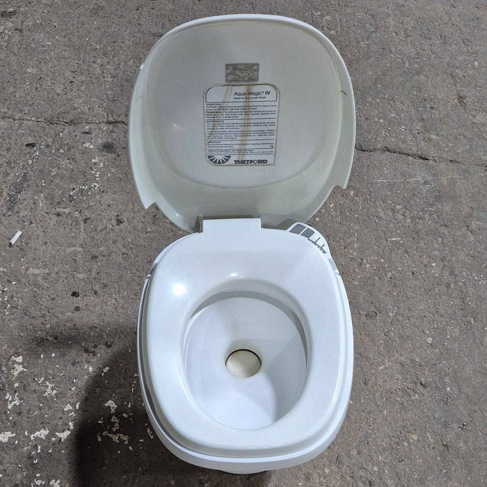 Used Complete Thetford Toilet, High Profile, Hand Flush - AQUA MAGIC IV , 24920 , AMIV