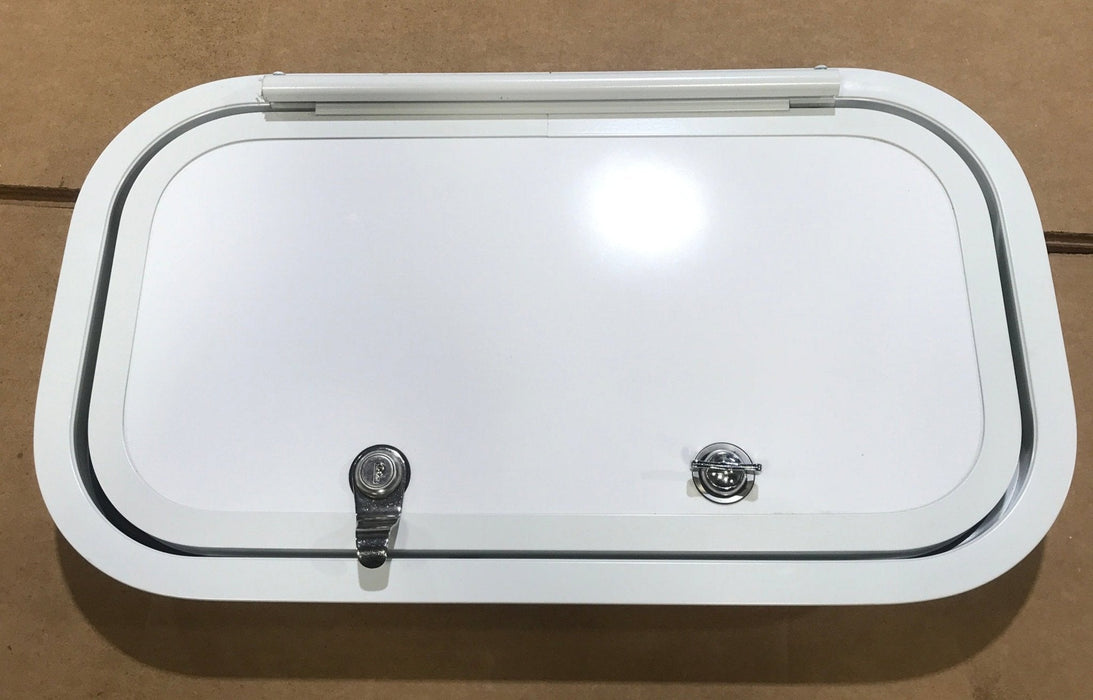 Used Corner Radius Cargo Door  18 1/4" W  x 9 3/4" H x 2"D