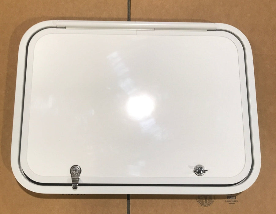 Used Corner Radius Cargo Door  24 3/4" W  x 17 3/4" H x 2"D