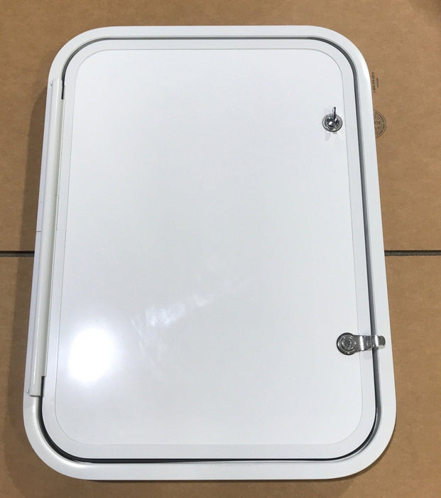 Used Corner Radius Cargo Door  24 3/4" W  x 17 3/4" H x 2"D