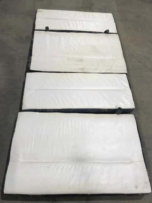 USED Dinette Cushion Set- 4 piece 2 @ 37" X 22" X 5" D, 2 @ 37" X 12" X 5" D