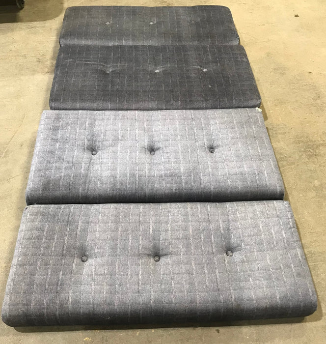 USED Dinette Cushion Set- 4 piece - 2 @ 39" X 25" X 4 1/2" D, 2 @ 39" X 12" X 4 1/2" D