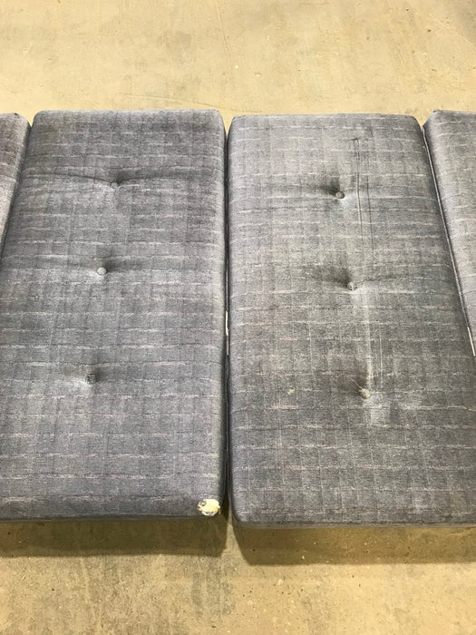 USED Dinette Cushion Set- 4 piece - 2 @ 39" X 25" X 4 1/2" D, 2 @ 39" X 12" X 4 1/2" D