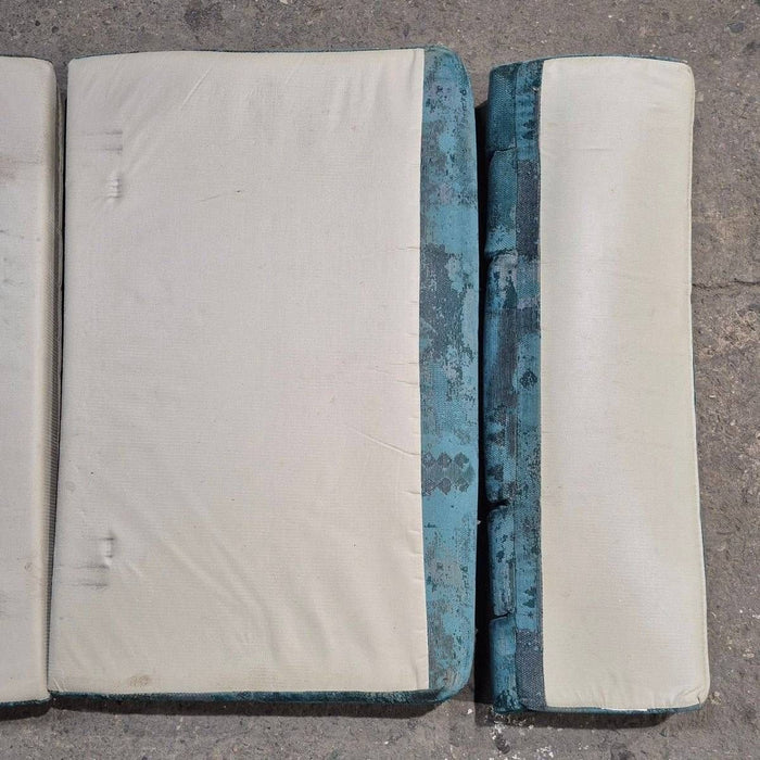 Used Dinette Cushion Set- 4 piece - 2 @ - 38" X 24" X 3.5" , 2 @ 38" X 12" X 3.5"