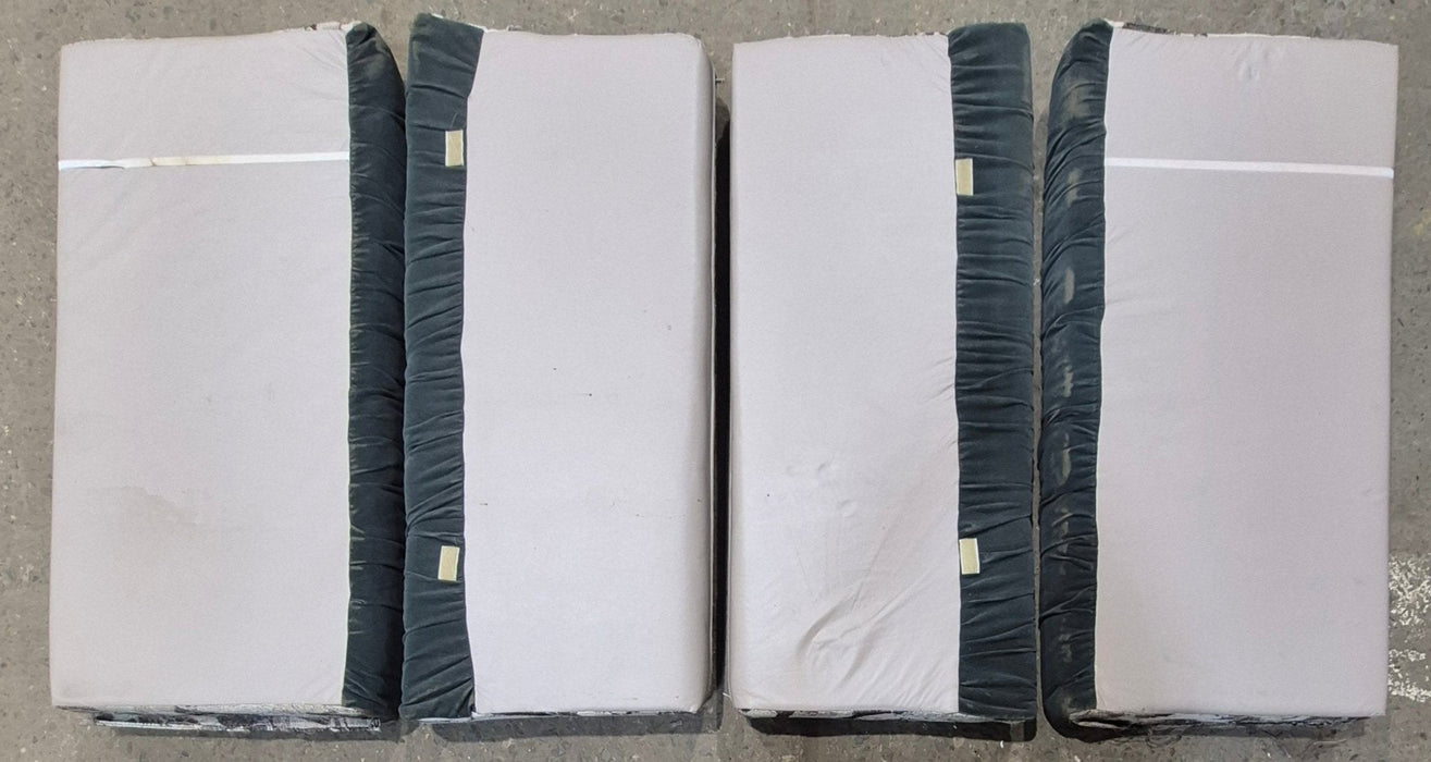 Used Dinette Cushion Set - 4 piece - 2 @ 39 1/2" X 19" X 4 1/2" D , 2 @ 39 1/2" X 17" X 4 1/2" D - Young Farts RV Parts