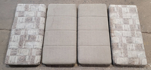 Used Dinette Cushion Set - 4 piece - 2 @ 39" X 19" X 4" D, 2 @ 39" X 18" X 4" D - Young Farts RV Parts