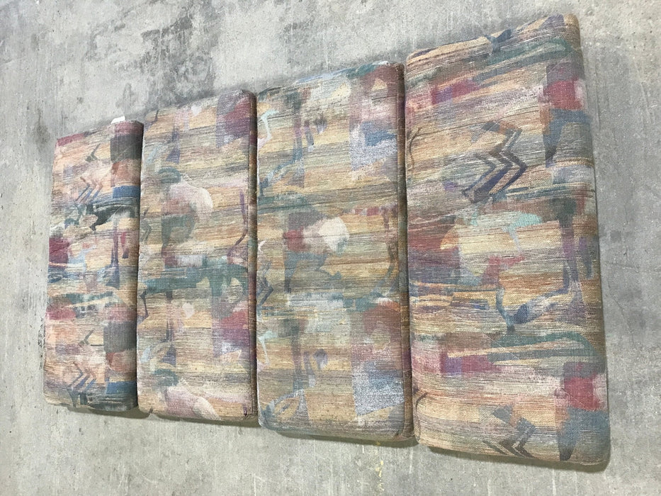 Used Dinette Cushion Set- 4 piece- 2 @ 40" x 18" x 6" D, 2 @ 40" x 17" x 6" D