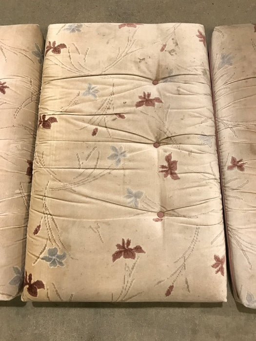 Used Dinette Cushion Set- 4 piece | 2 @ 40" X 24" X 4 1/2" D, 2 @ 40" X 12" X 4 1/2" D