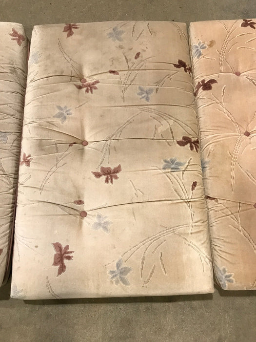 Used Dinette Cushion Set- 4 piece | 2 @ 40" X 24" X 4 1/2" D, 2 @ 40" X 12" X 4 1/2" D