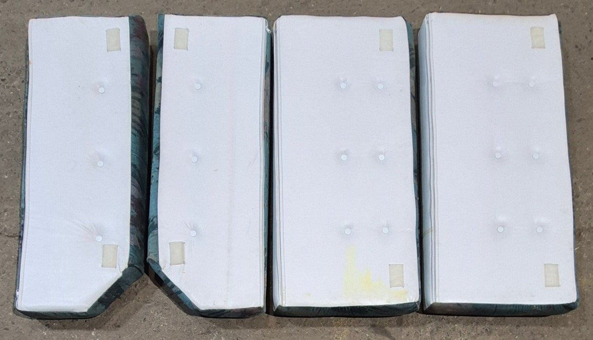 Used Dinette Cushion Set - 4 piece - 2 @ 42" X 15 1/2" X 4" D , 2 @ 41 1/2" X 19" X 4" D - Young Farts RV Parts