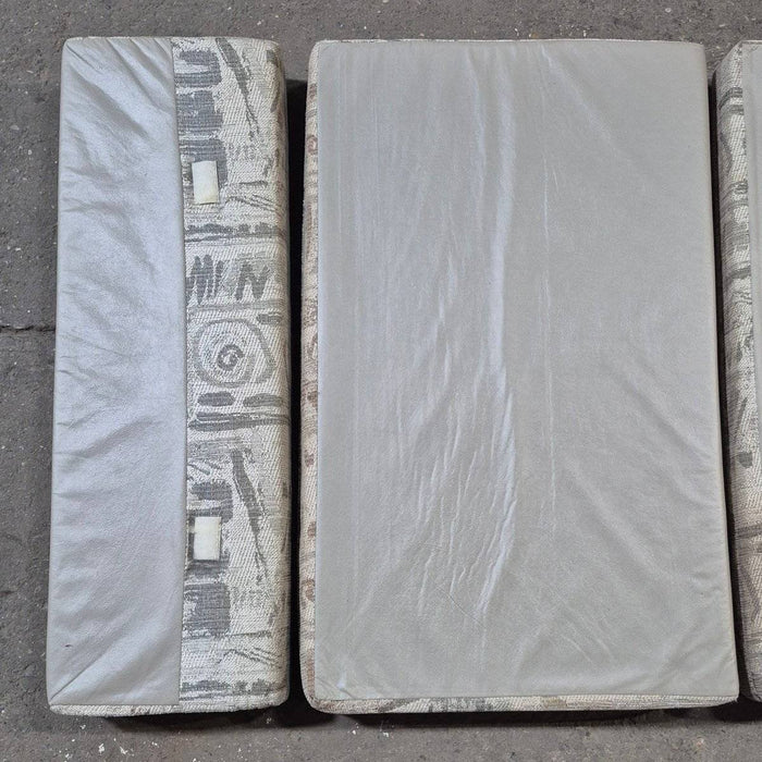 Used Dinette Cushion Set- 4 piece - 2 @ 39.5" x 24" x 4.25" , 2 @ 39.5" x 12.5" x 4.25"