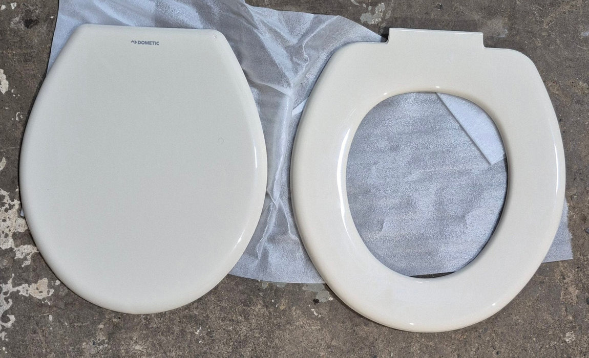 Used Dometic 300 Toilet Seat & Cover Replacement Off-White - 385311931