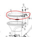 Used Toilet Seat Replacement Dometic 385311646 - Young Farts RV Parts