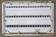 Used DOMETIC 3109350.011 - Yellowed Air Intake Side Refrigerator Vent - HAS FRAME - Young Farts RV Parts