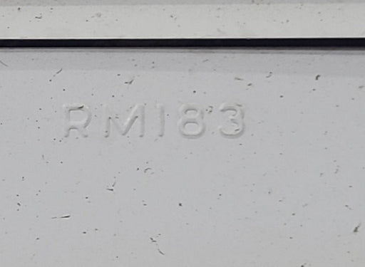 Used DOMETIC 617484 for RM183 - White Vent Door With Silver Trim - Young Farts RV Parts