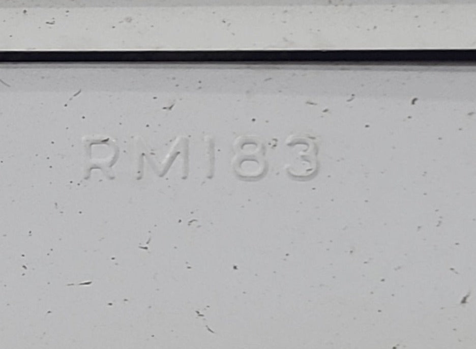 Used DOMETIC 617484 for RM183 - White Vent Door With Silver Trim
