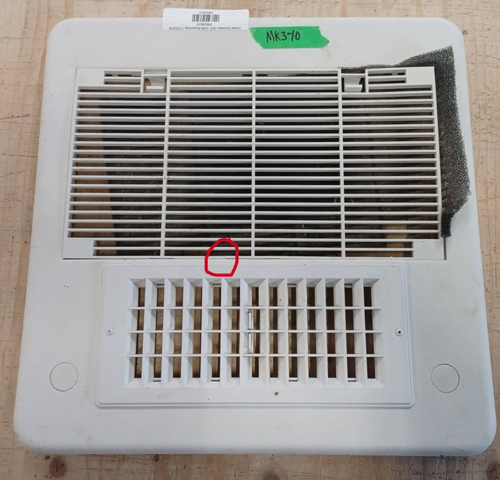 Used Dometic A/C Grill Assembly 3105935 - Young Farts RV Parts