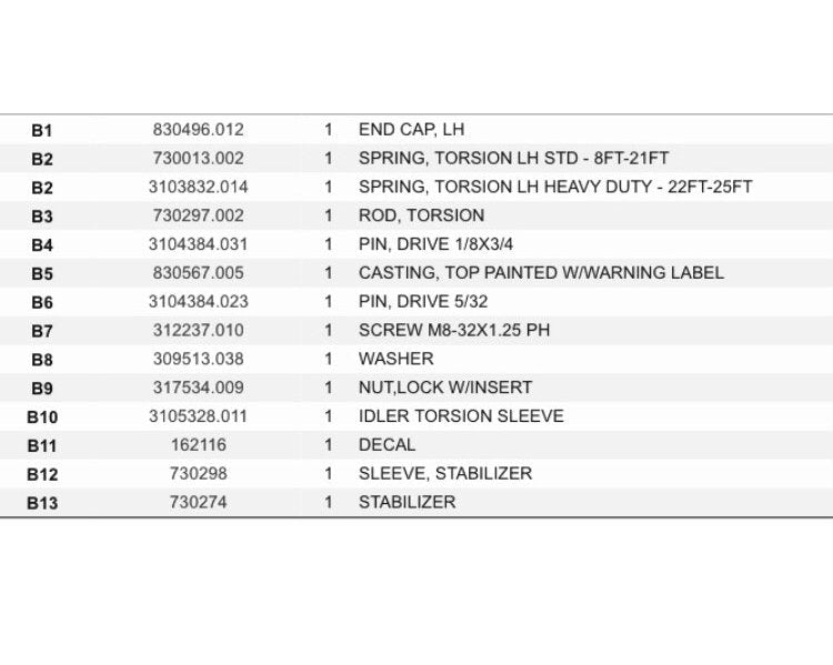 Used Dometic / A&E Awning Spring Torsion Assembly Left Hand 3108399.019 - Young Farts RV Parts