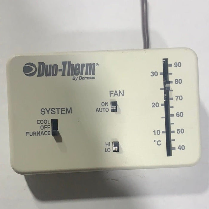 Used Duo-Therm Air Conditioner Analog Thermostat - 3107612.008