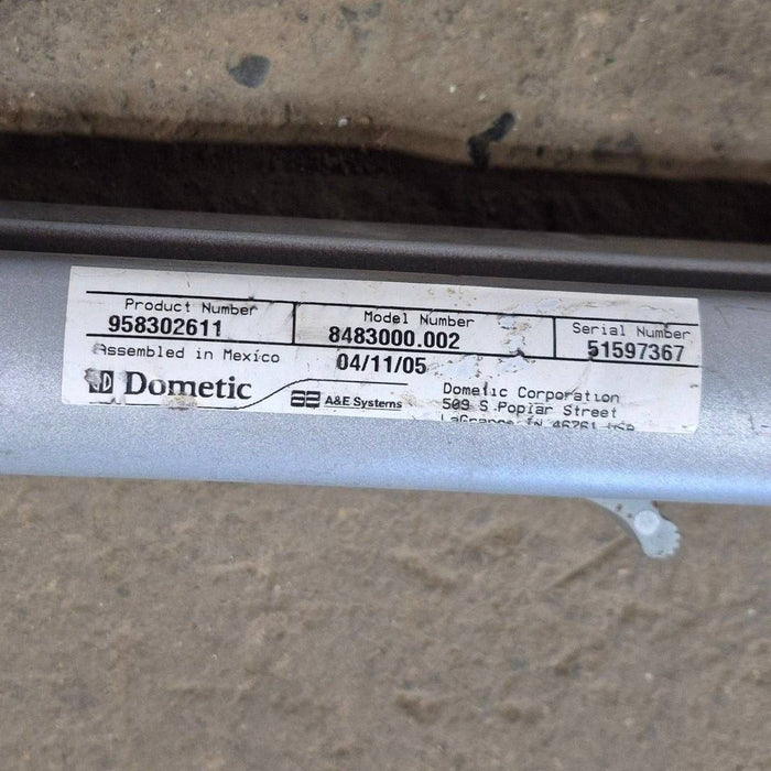 Used Dometic Awning Arm Set, Silver (Satin), 61" - 8483000.102