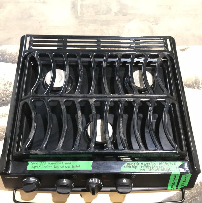 Used DOMETIC CA-35BPNA 3 Burner Cooktop