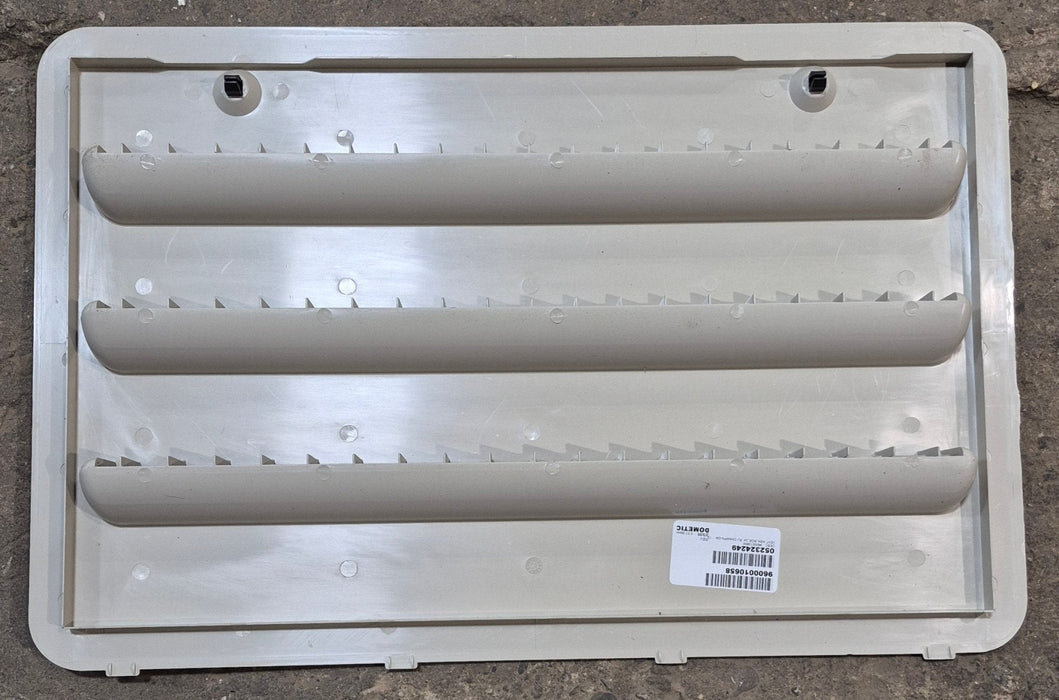 Used Dometic Champagne Air Intake Side Refrigerator Vent- NO FRAME
