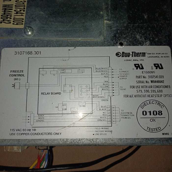 Used Dometic / Duo-therm A/C Analog Control - 3107541.009