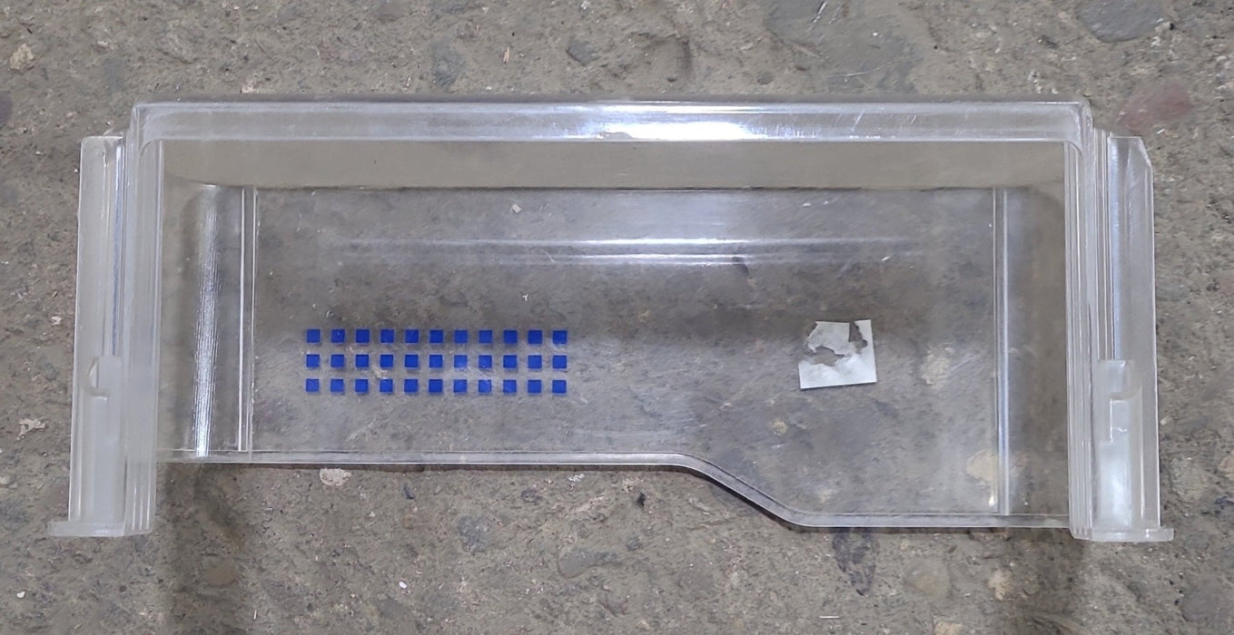 Used Dometic Freezer Door Shelf Bin Clear (3850973045)