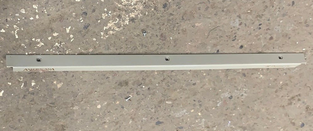 Used Dometic Fridge Door Panel Holder Deco Strip W/ Logo | 2932642040 - Young Farts RV Parts