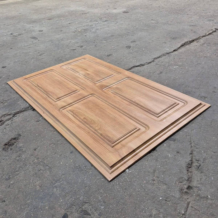 Used Dometic Fridge Lower Door Panel Insert, Wooden - LOWER ONLY