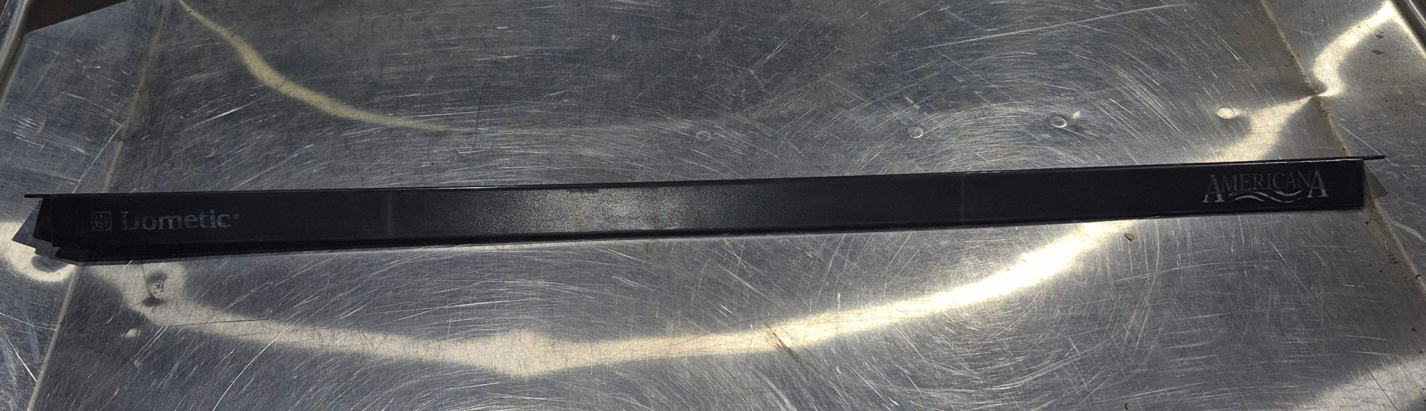 Used Dometic Fridge Retainer Trim, Black, Dometic/ Americana Branded - 293264201