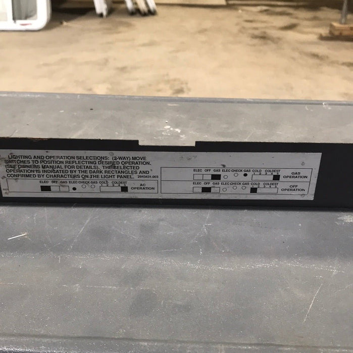 Used Dometic Fridge Toe Plate, Brown - 2943426011