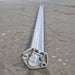 Used Dometic Lower Main Arm, Adjustable, White, 57", With Foot Pad - Sunchaser II , 3310795.004B - Young Farts RV Parts