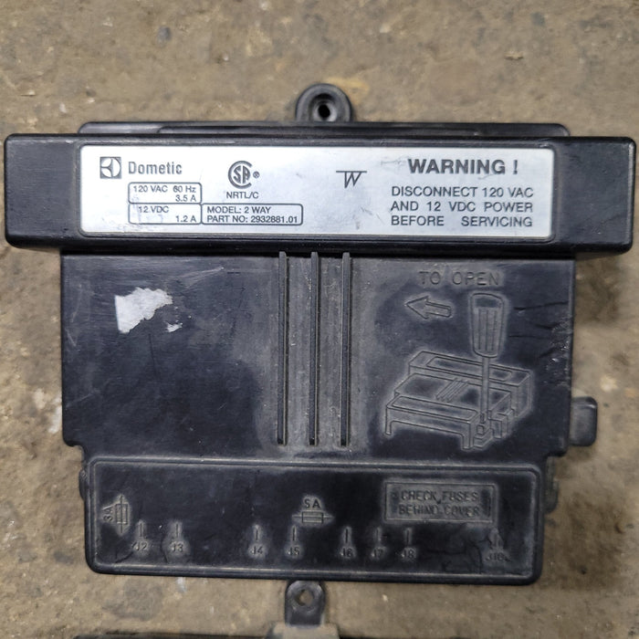 Used Dometic Refrigerator Control Board 2 Way 2932881.01