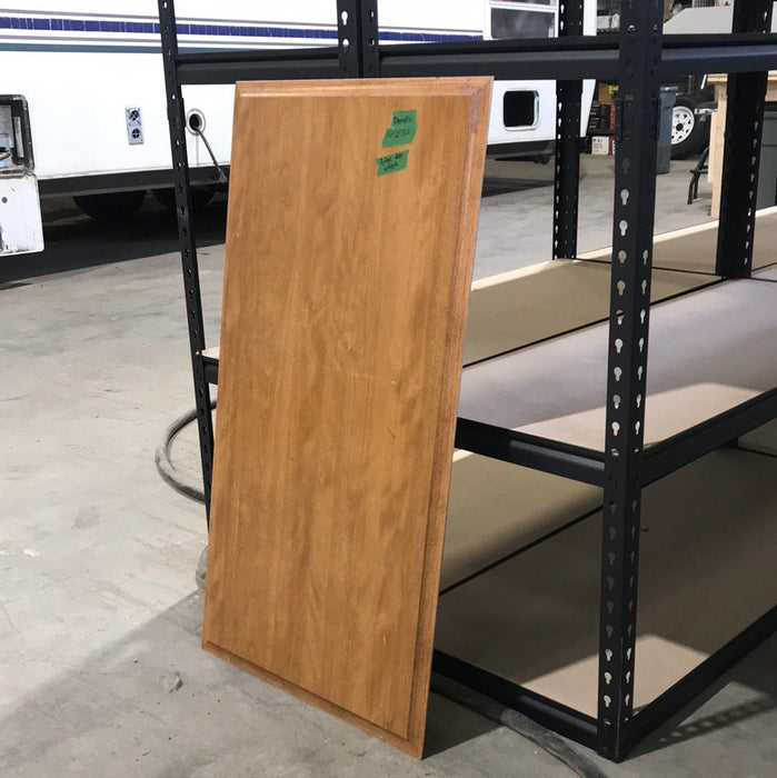 Used Dometic Refrigerator Custom Wooden Panel Insert - Rm 2582