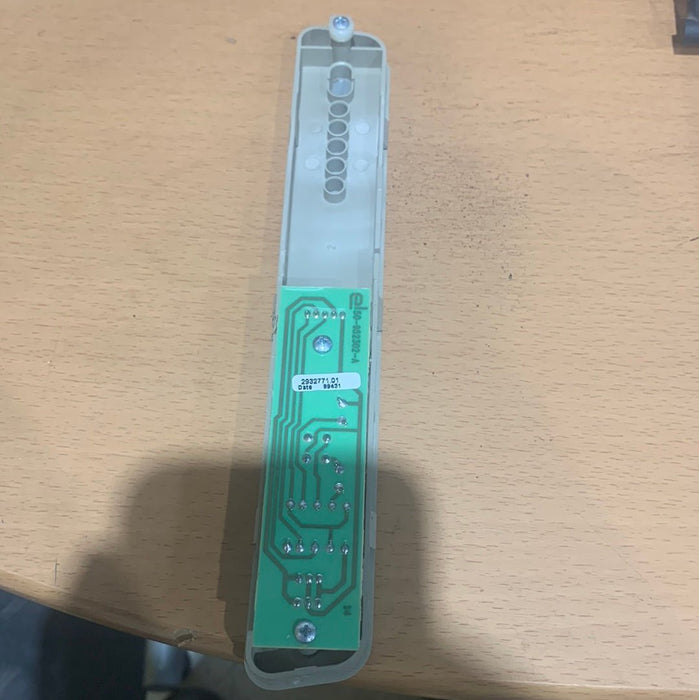 Used Dometic Refrigerator Eyebrow Control Board, 2 Way (Missing Button) - 2932771.01