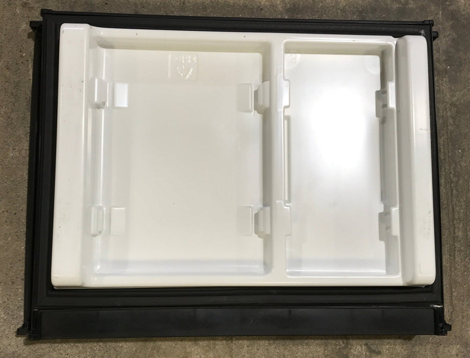 Used Dometic Refrigerator Freezer Door 3850998026 24 1/2" W x 18" H