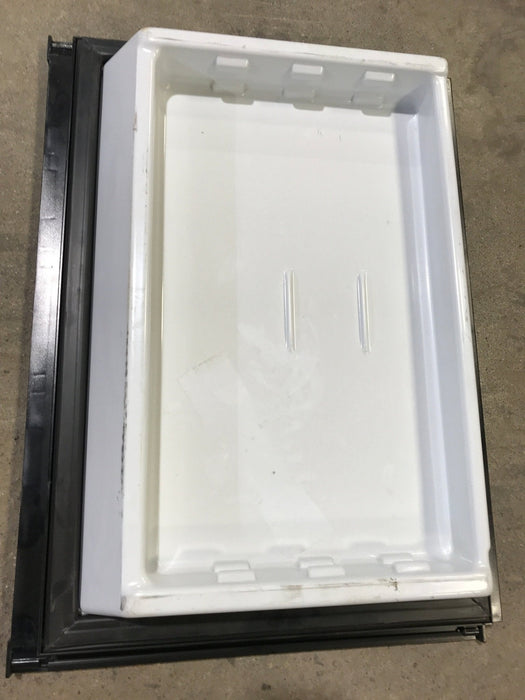 Used Dometic Refrigerator RH Freezer Door 4450008362 - 24" W x 16 3/4" H