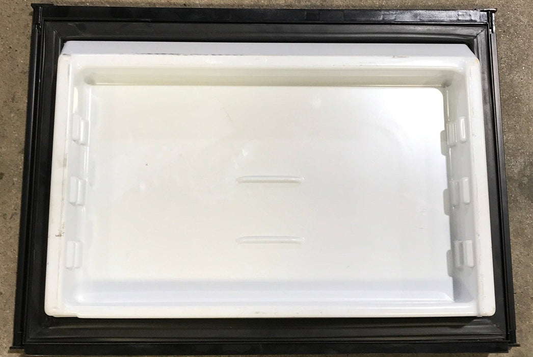Used Dometic Refrigerator RH Freezer Door 4450008362 - 24" W x 16 3/4" H