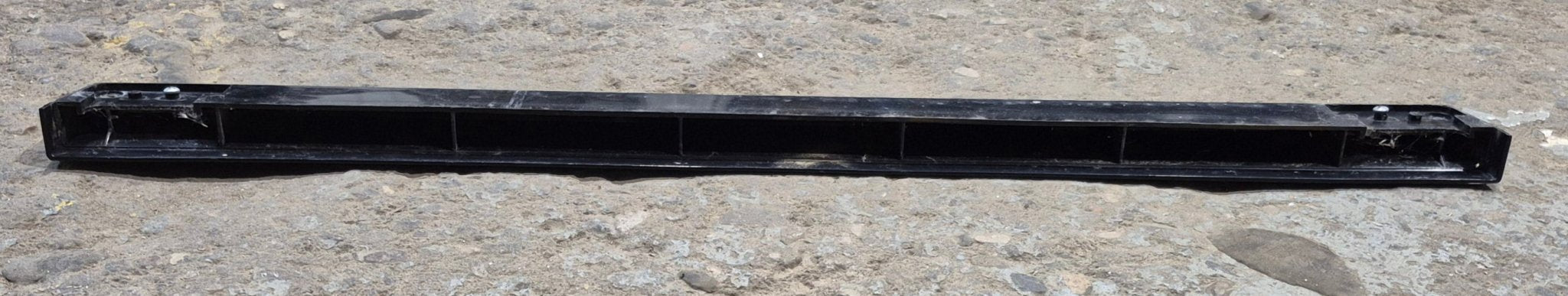 Used Dometic Refrigerator Top Front Cover, Black - 2007652015