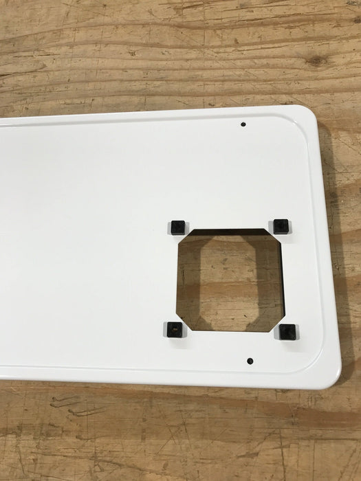 Used Dometic Mojave Exterior Furnace Access Door, Artic White - 33002