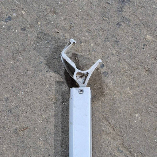 Used Dometic Secondary Rafter Arm (Rainshed Assembly), White, 48" - 3310794.007B - Young Farts RV Parts