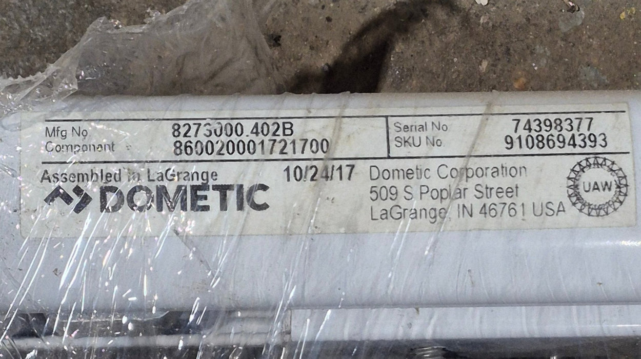 Used Dometic Short Awning Arm Set - 8273000.402B