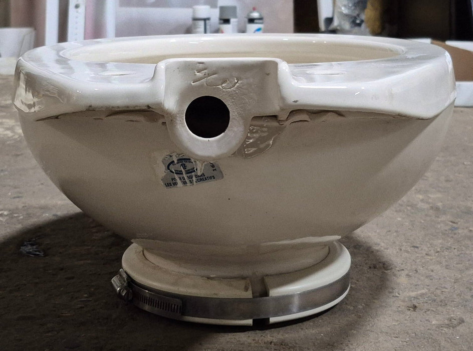 Used Dometic Toilet Bowl Replacement, Bone - 385310791